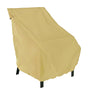 Classic Accessories Terrazzo 34 in. H X 32.5 in. W X 25.5 in. L Tan Polyester High Back Chair Cover