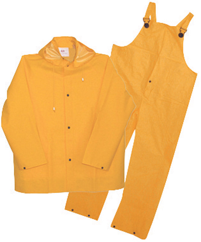 Boss Yellow PVC-Coated Polyester Rain Suit XXL