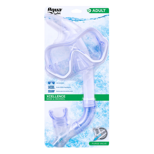 Aqua Swim Optum TriView Assorted Youth Mask/Dry Top Snorkel