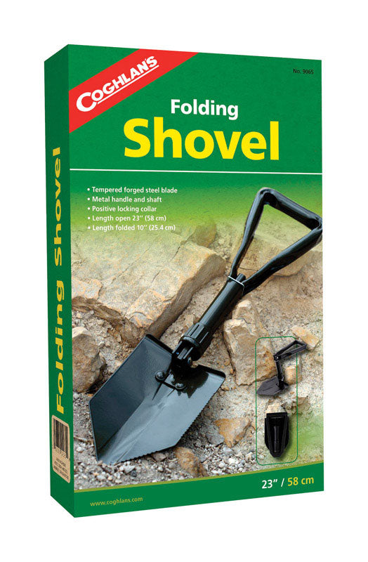 Coghlan's Black Shovel 9.625 in. H X 1.125 in. W X 23 in. L 1 pk