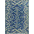 Linon Home Decor 9.5 ft. W X 6.5 ft. L Blue/Gray Polypropylene Rug