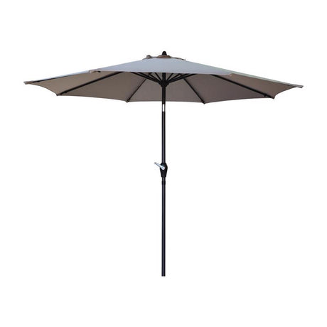 Living Accents 9 ft. Tiltable Tan Market Umbrella