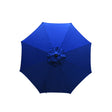 Living Accents 9 ft. Tiltable Navy Market Umbrella