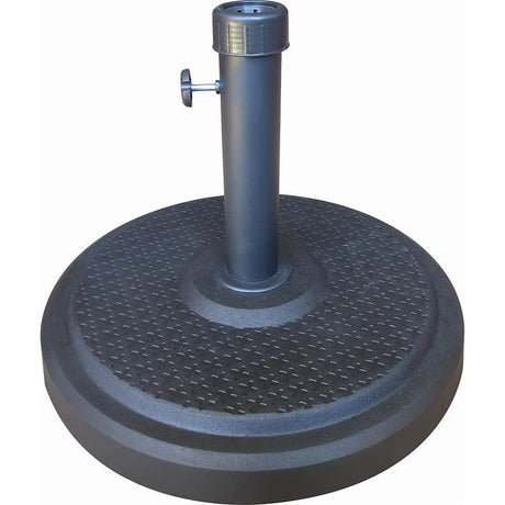 Bond Black Round Envirostone Umbrella Base