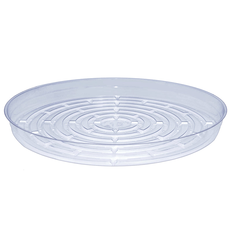 Curtis Wagner Plastics Everspring 3.25 in. H X 13 in. D Vinyl Plant Saucer Clear