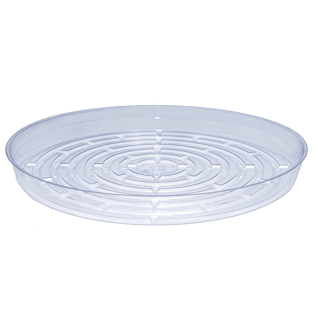 Curtis Wagner Plastics Everspring 3.25 in. H X 13 in. D Vinyl Plant Saucer Clear