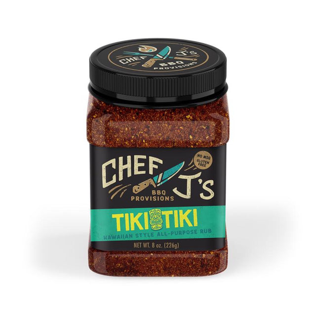 Chef J's BBQ Provisions Tiki Tiki BBQ Rub 8 oz