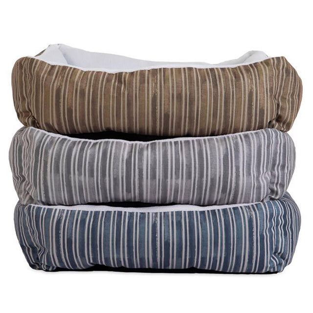 Aspen Pet Multicolored Micro Suede/Polyester Plaid Pet Bed 6 in. H X 20 in. W X 15 in. L