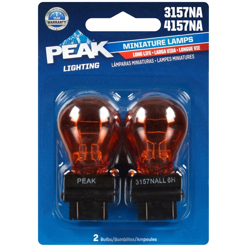 Peak Incandescent Parking/Stop/Tail/Turn Miniature Automotive Bulb 3157NA/4157NA