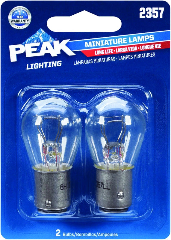 Peak Incandescent Parking/Stop/Tail/Turn Miniature Automotive Bulb 2357