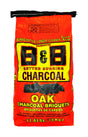 B&B Charcoal All Natural Oak Hardwood Charcoal Briquettes 17.6 lb