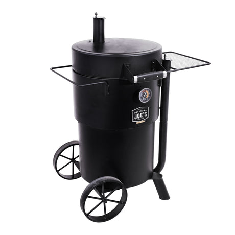 Oklahoma Joe's Bronco Charcoal Drum Smoker Black