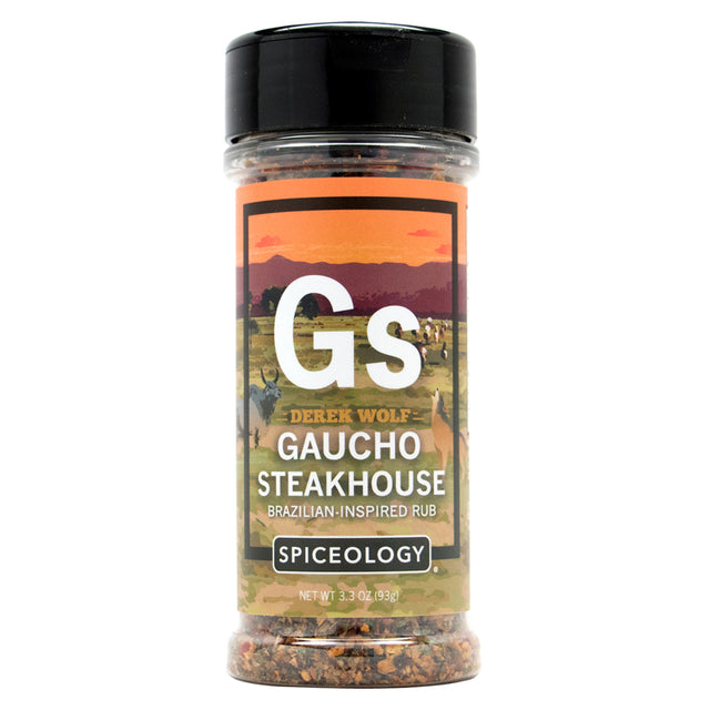 Spiceology Derek Wolf Gaucho Steakhouse Seasoning Rub 3.3 oz