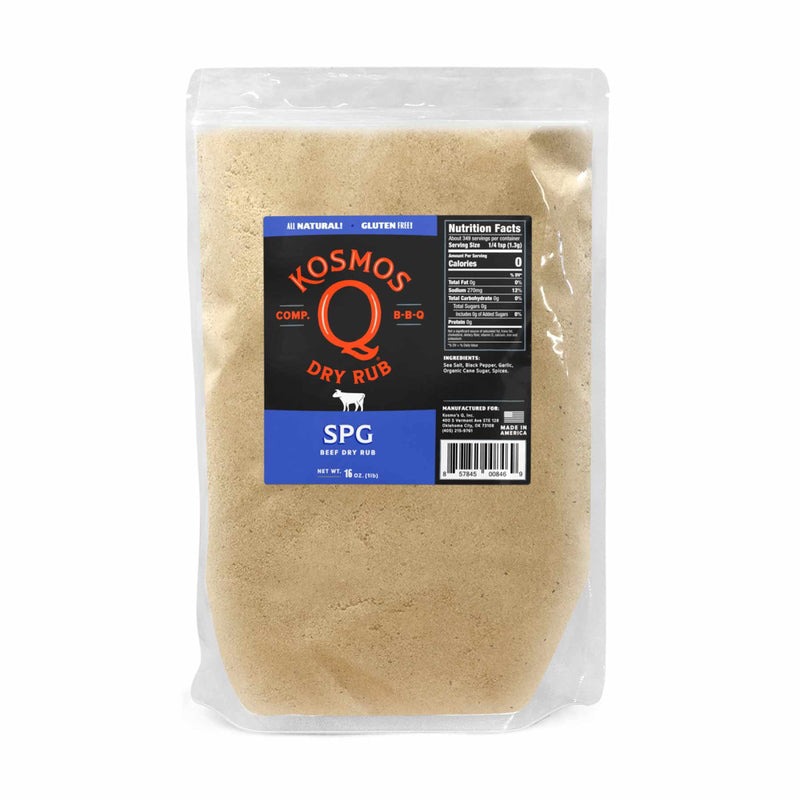 Kosmos Q SPG Beef Dry Rub 16 oz