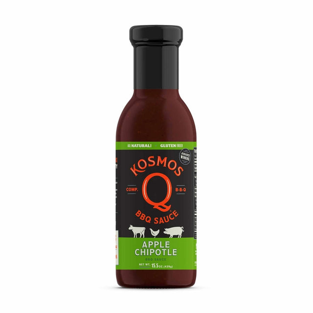 Kosmos Q Apple Chipotle BBQ Sauce 15.5 oz