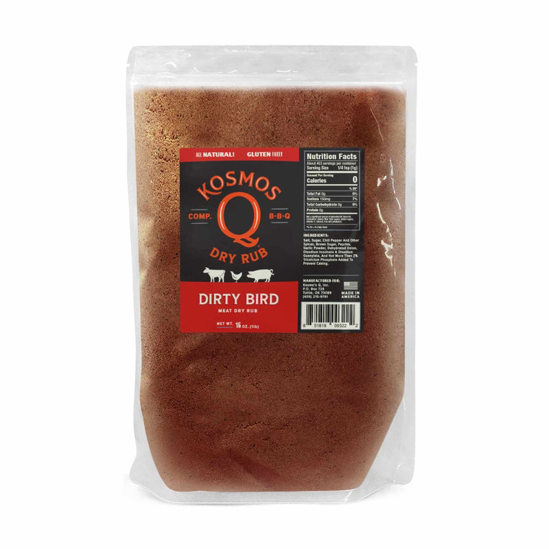 Kosmos Q Dirty Bird Dry Rub 16 oz