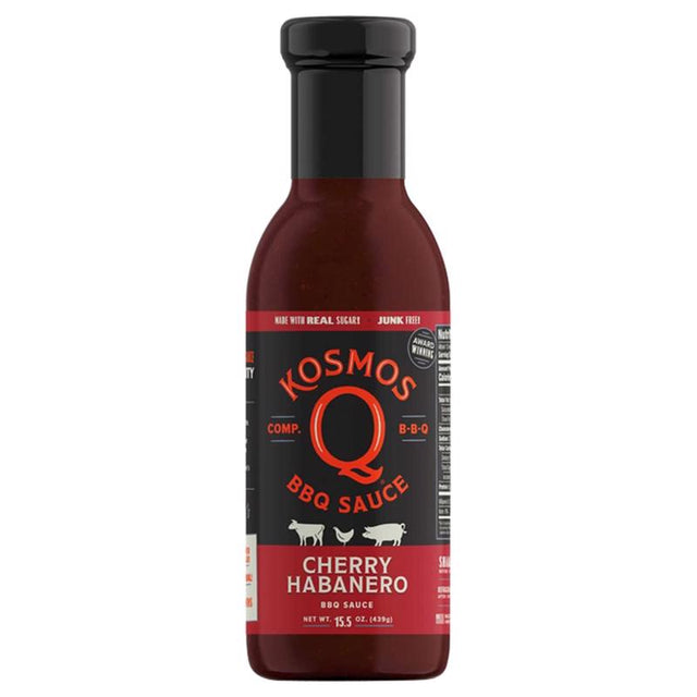 Kosmos Q Cherry Habanero BBQ Sauce 15.5 oz