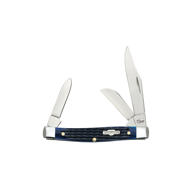 Case Folding Rogers Medium Stockman Pocket Knife Blue