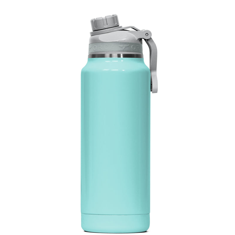 ORCA 34 oz Seafoam/Gray BPA Free Hydration Bottle W/Smart Lid