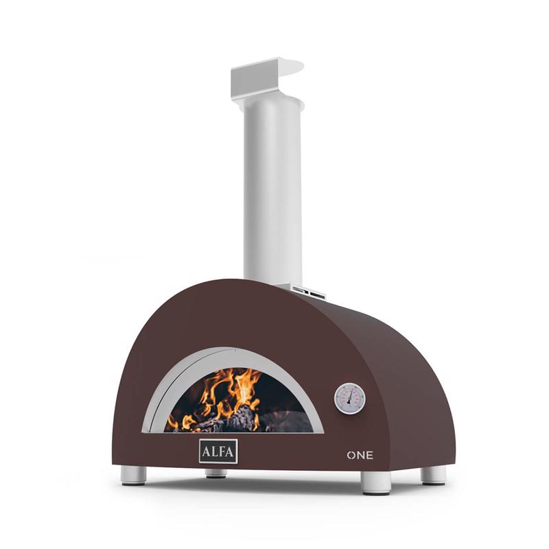 Alfa Nano 29 in. Wood Outdoor Pizza Oven Copper