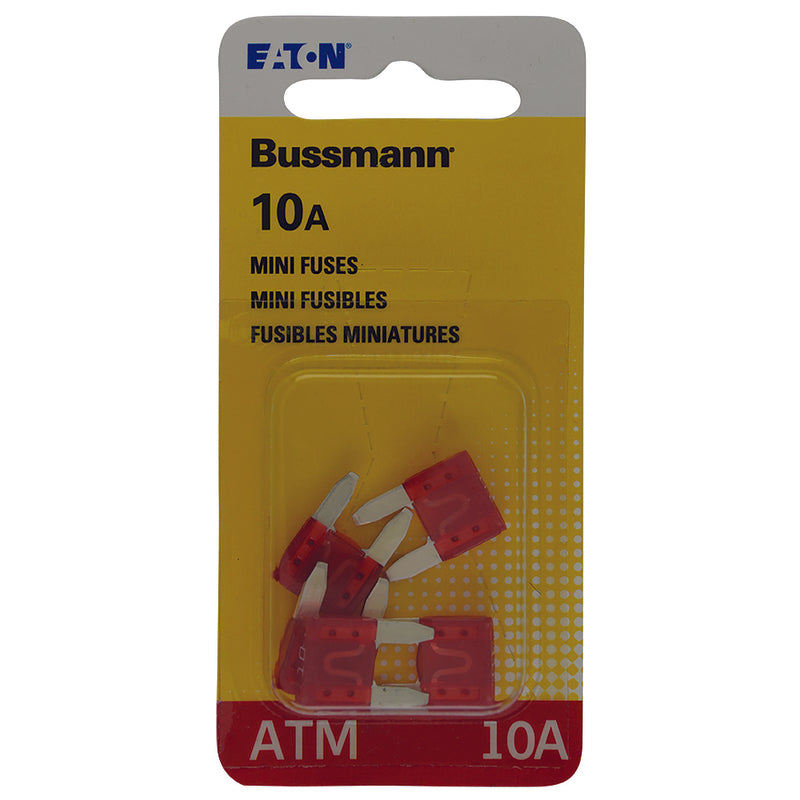 Bussmann 10 amps ATM Red Blade Fuse 5 pk