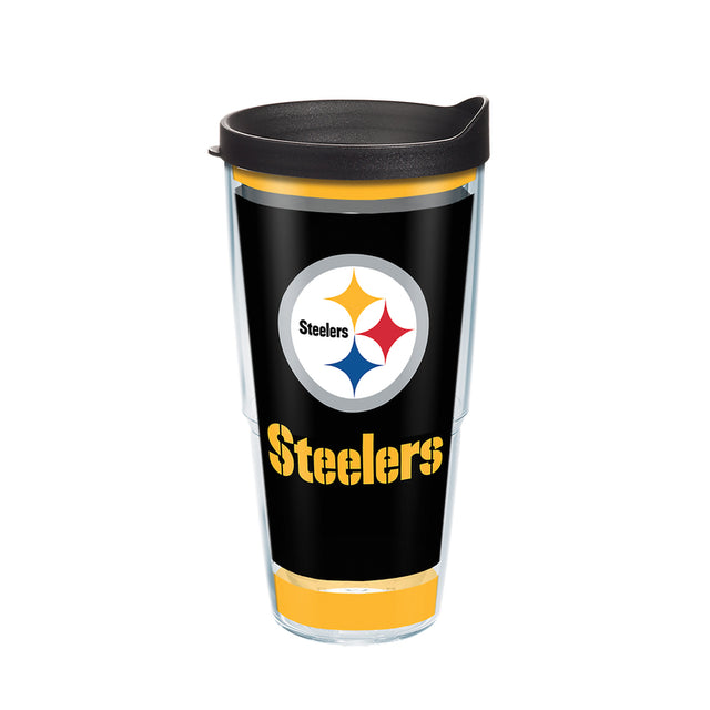 Tervis NFL 24 oz Pittsburgh Steelers Multicolored BPA Free Tumbler with Lid