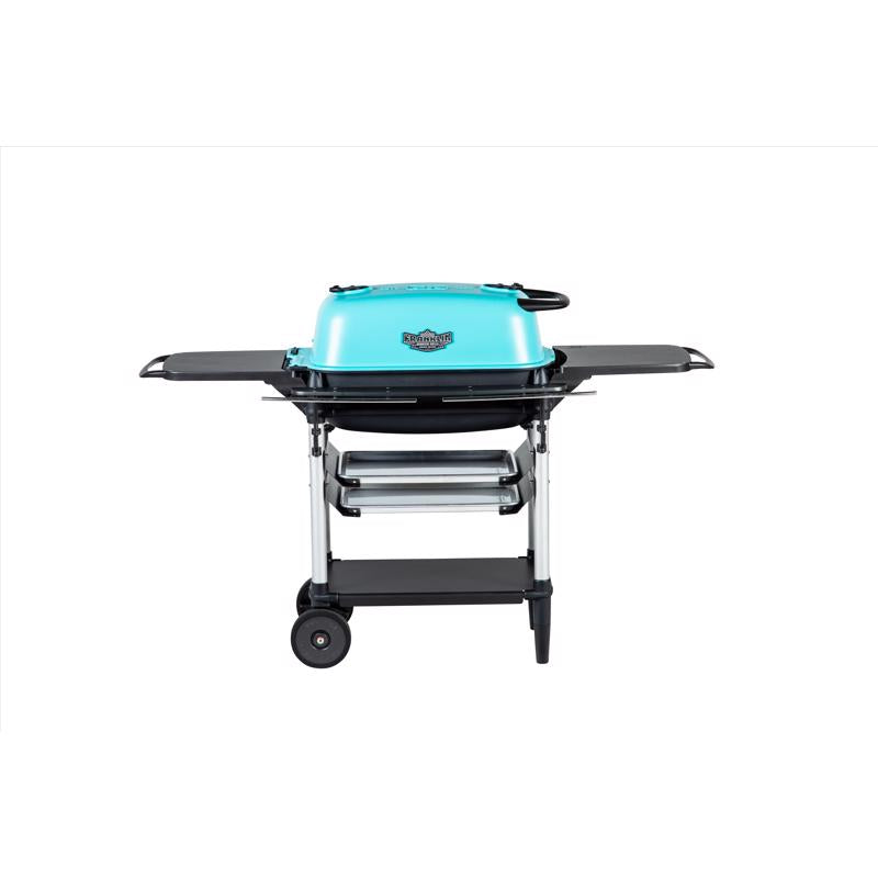 PK Grills 22 in. Original PK Aaron Franklin Charcoal Grill and Smoker Teal