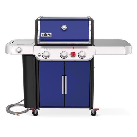 Weber Genesis E-335 3 Burner Natural Gas Grill Deep Ocean Blue