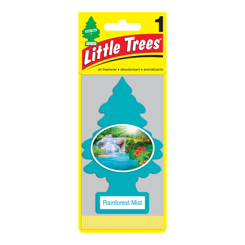 Little Trees Rainforest Mist Scent Air Freshener Solid 1 pk