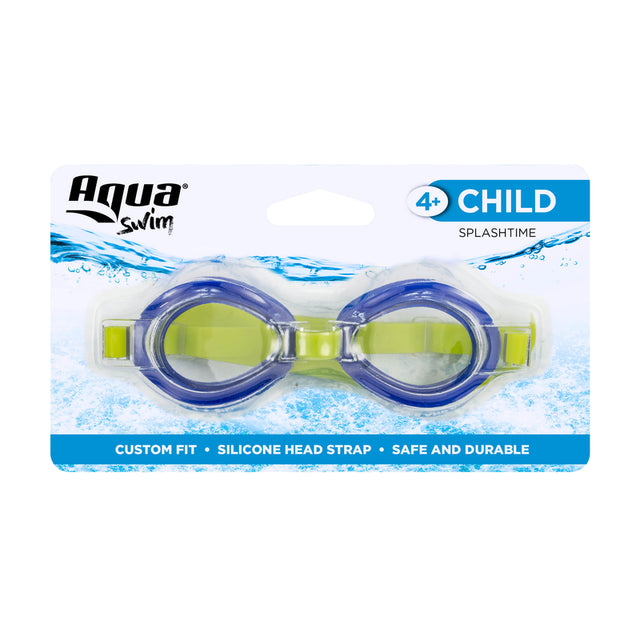 Aqua Swim Assorted PVC Junior Swim Goggles