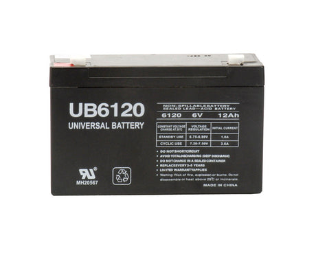 UPG UB6120 12 Ah Lead Acid Automotive Battery