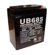 UPG 8.5 Ah 6 V Lead Acid Automotive Battery