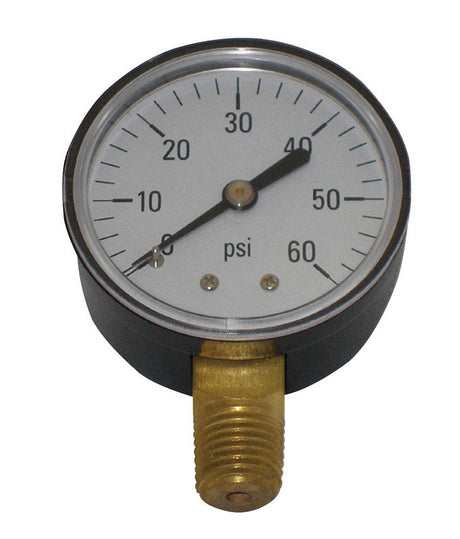 JED Pool Tools Pool Pressure Gauge 1.25 in. H