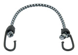 Keeper Black/White Bungee Cord 18 in. L X 0.315 in. 1 pk