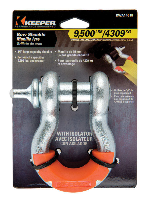 Keeper Bow Shackle 1 pk