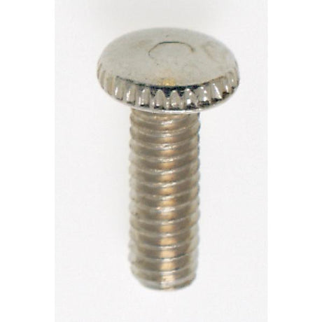 Steel Knurled Head Thumb Screw - 8/32 - 1/2" Length - Nickel Plated Finish