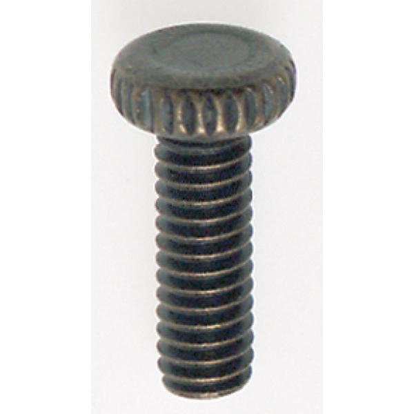 Steel Knurled Head Thumb Screw - 8/32 - 1/2" Length - Antique Brass Finish