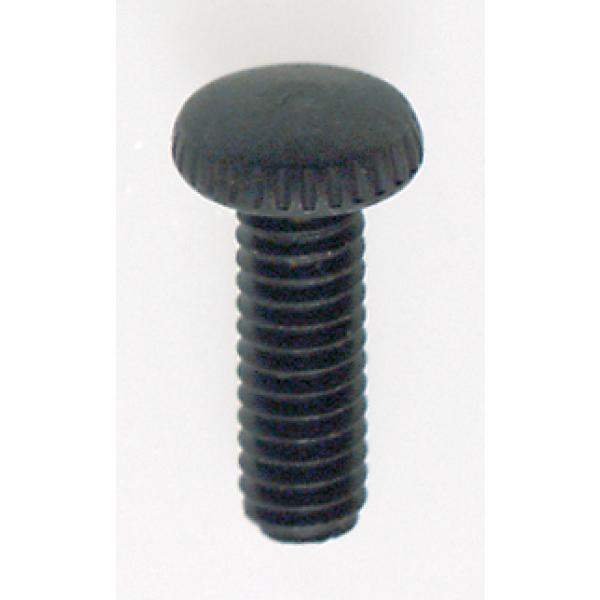 Steel Knurled Head Thumb Screw - 8/32 - 1/2" Length - Black Finish