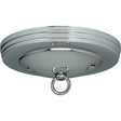 Standard Canopy Kit - Chrome Finish - 5" Diameter - 7/16" Center Hole - 2-8/32 Bar Holes - Includes Hardware - 10lbs Max