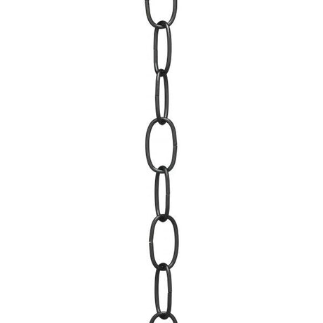 11 Gauge Chain - Black Finish - 1-1/2" Link Length - 7/8" Link Width - 3/32" Thick - 1 Yard Length - 200 Yards/Carton - 15lbs Max