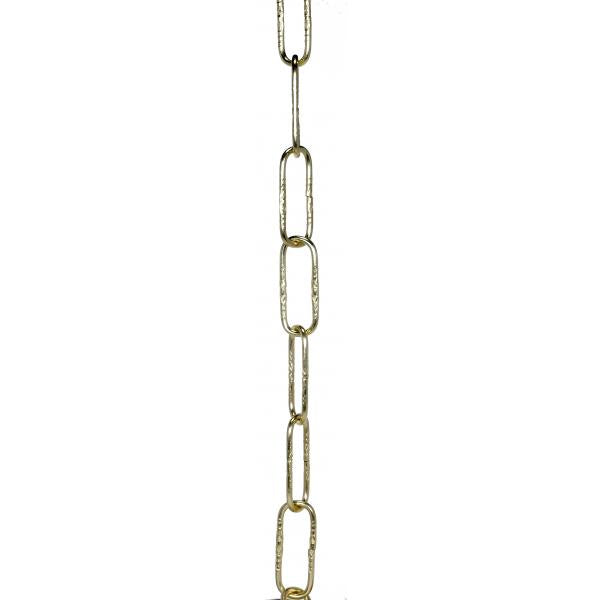 Specialty Chain - Spanish Type Polished Brass Finish - 1 Yard Length - 100 Yards/Carton - 15lbs Max