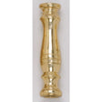 Solid Brass Neck And Spindle - Burnished And Lacquered - 3/4" x 3" - 1/8 Slip