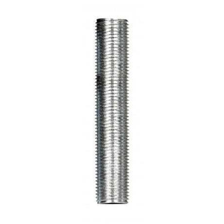 1/8 IP Steel Nipple - Zinc Plated - 2-1/8" Length - 3/8" Wide