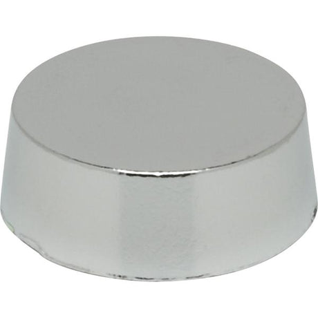 1" Plain Knob - 1/8 IP - 3/8" Height - Polished Chrome Finish