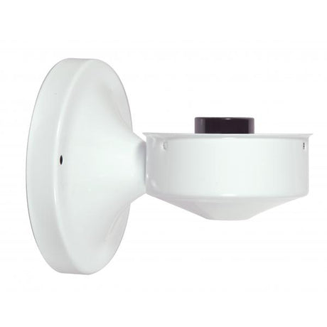 3-1/4" Wired Wall Bracket - White Finish - Includes Hardware - 60W Max