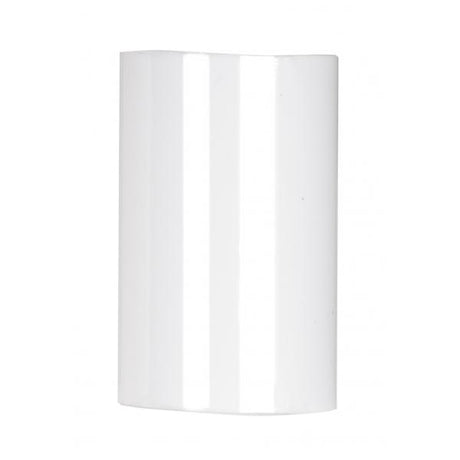 Plastic Candle Cover - White Plastic - 1-3/16" Inside Diameter - 1-1/4" Outside Diameter - 2" Height