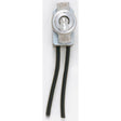 On-Off Metal Toggle Switch - Single Circuit - 6A-125V, 3A-250V Rating - 6" Leads - Nickel Finish