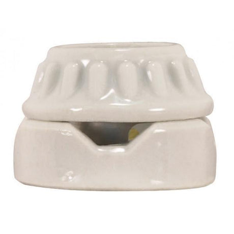 Two Piece Medium Base - Porcelain Sign Receptacle - Screw Terminals - 1-1/2" Height - 2-1/4" Diameter - 660W - 250V