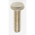 Steel Knurled Head Thumb Screw - 6/32 - 1/2" Length - Nickel Plated Finish