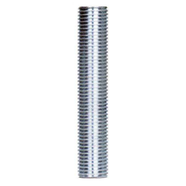 1/4 IP Steel Nipple - Zinc Plated - 2-3/4" Length - 1/2" Wide